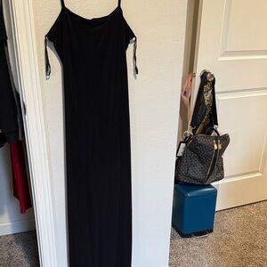 PerSeption Concept Black dress.  Partial open back. Super cute!